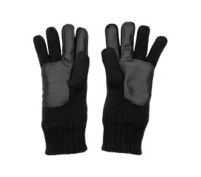 1 Pair Contrast Knit Gloves