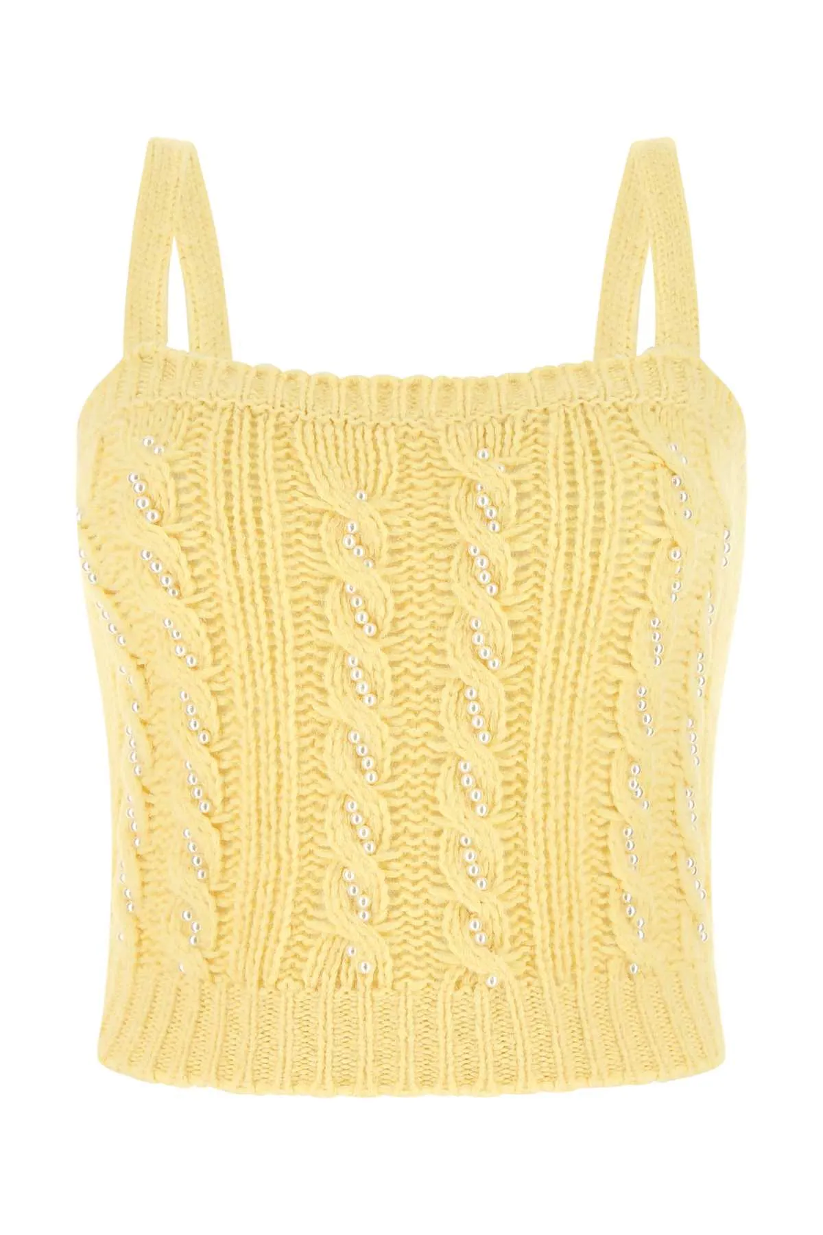 Braided Sleeveless Knit Top by Alessandra Rich