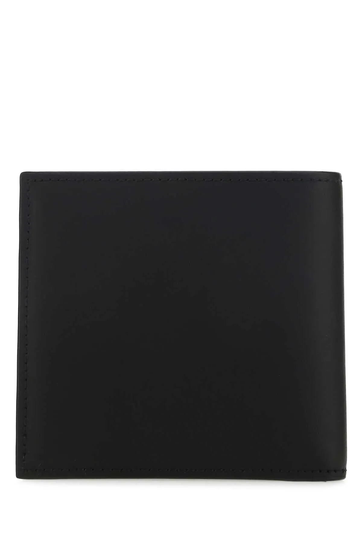 Alexander McQueen Bi-Fold Wallet with Logo Print