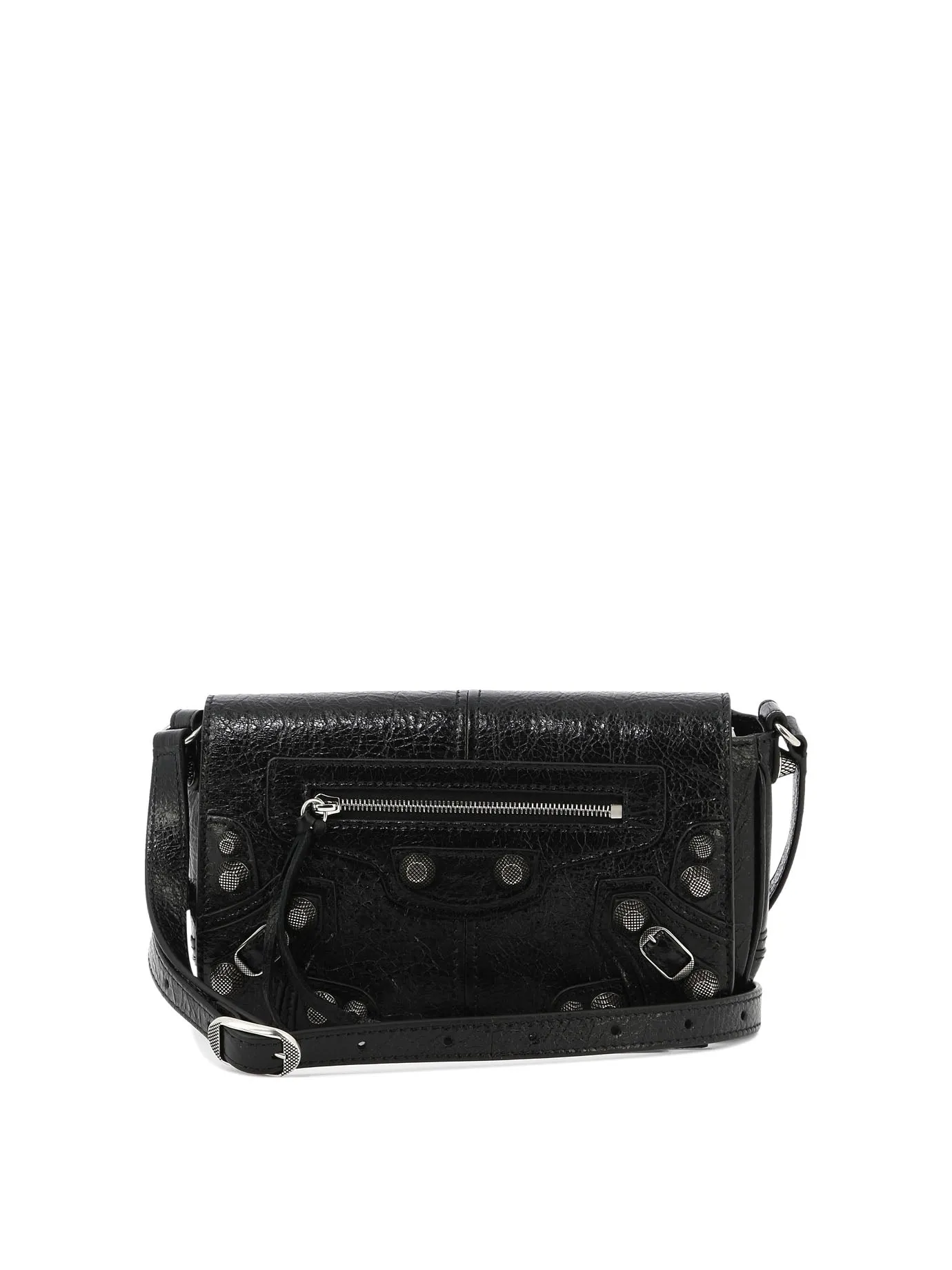 Luxury BALENCIAGA Lamb Leather Crossbody Bag