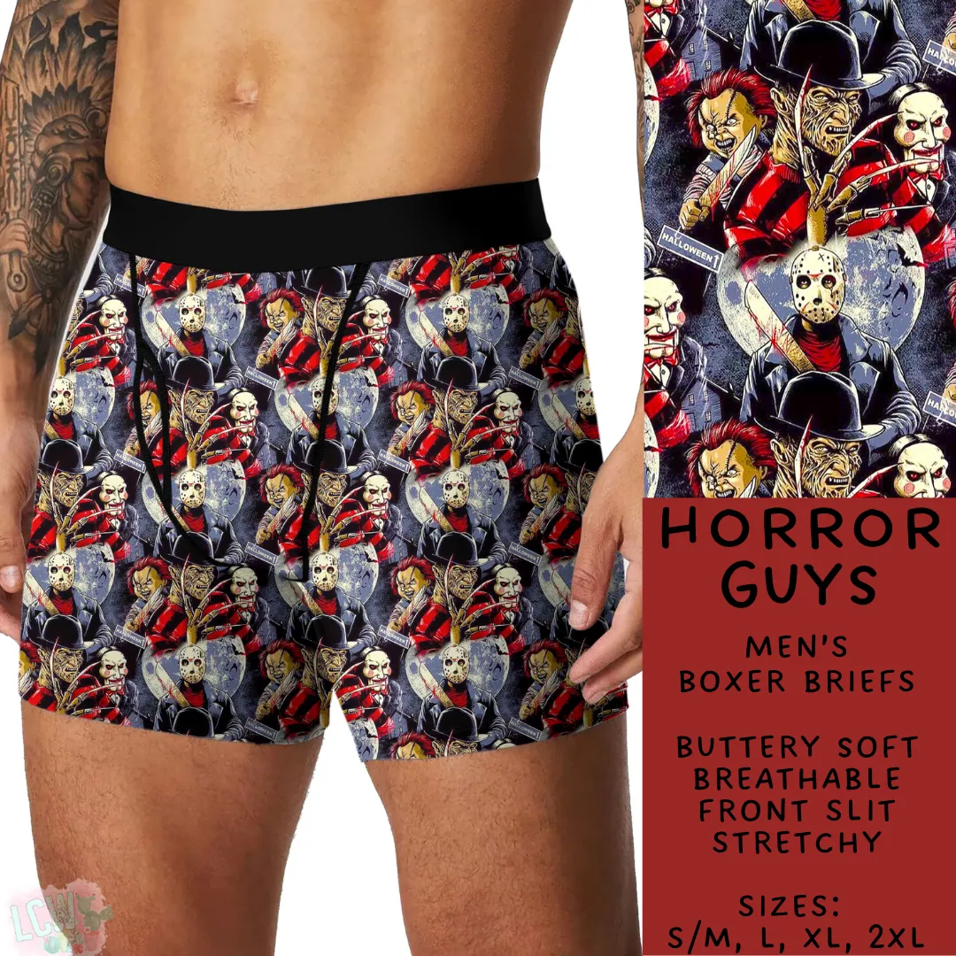 Batch #175 - Halloween Underwear - Closes 8/14 - ETA late Sept - Horror Guys Men's Boxer Briefs