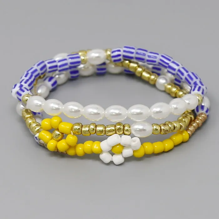 Mixed Bead Bracelet Set