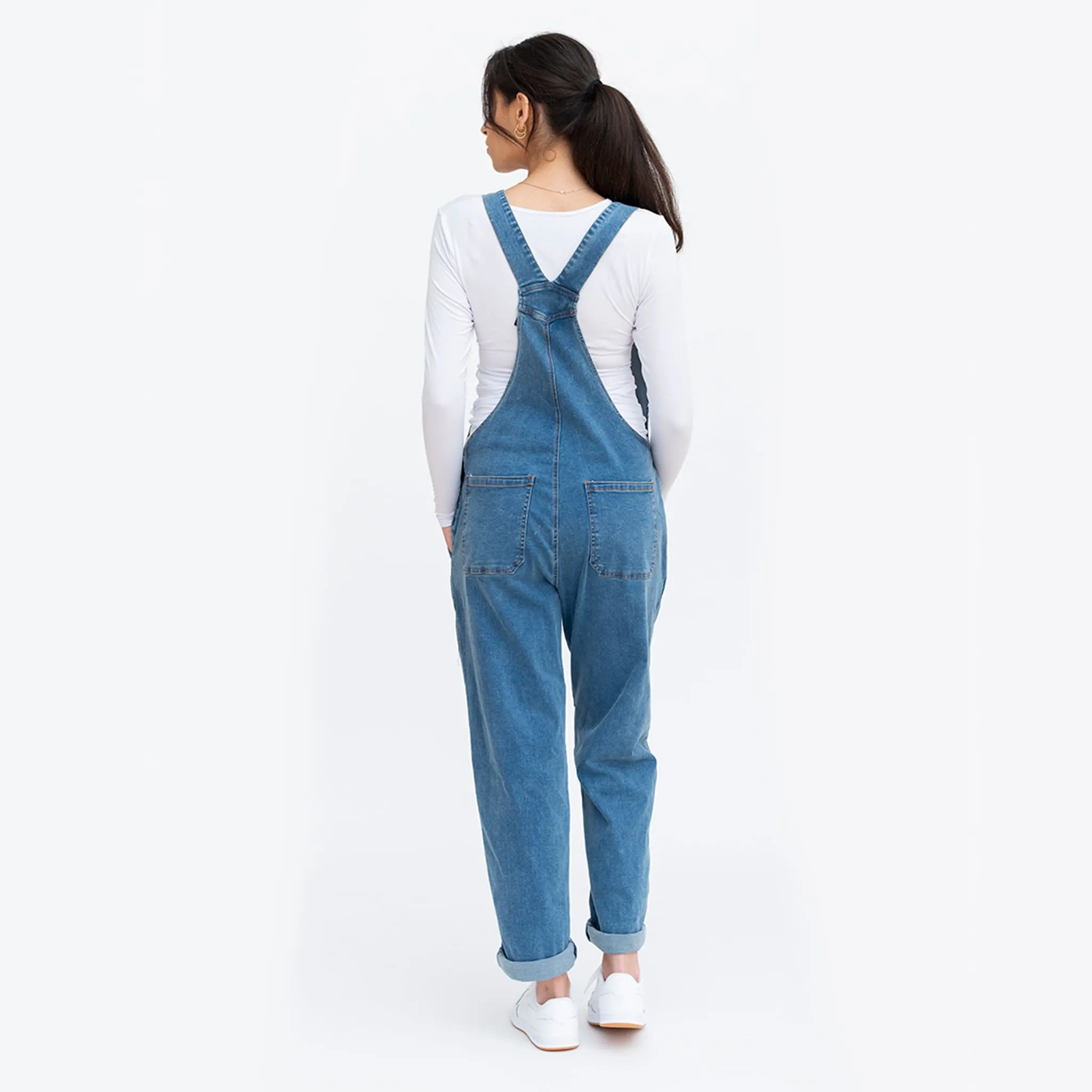 Bella Maternité Denim Maternity Overall  - Clement