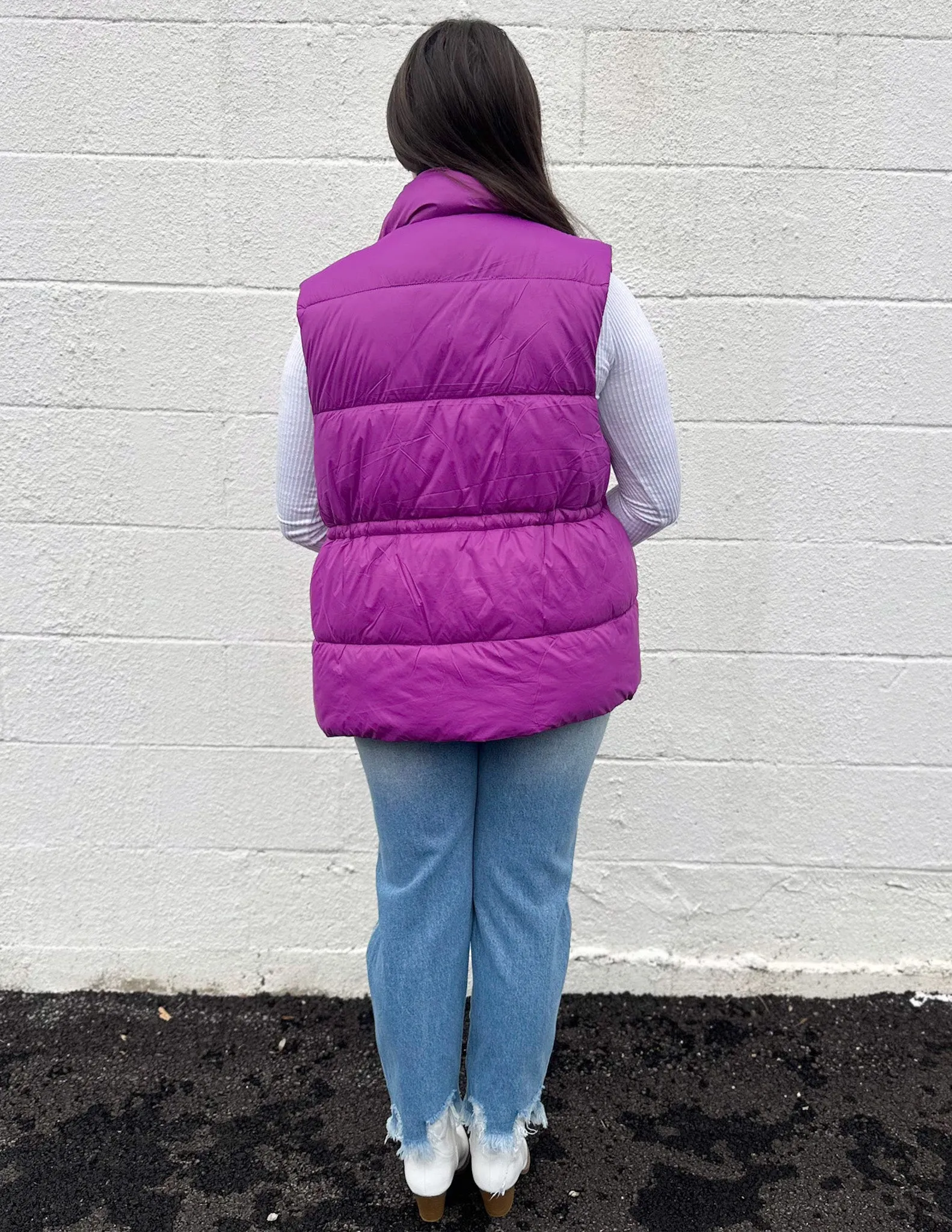 Violet Puffer Vest Best Impressions