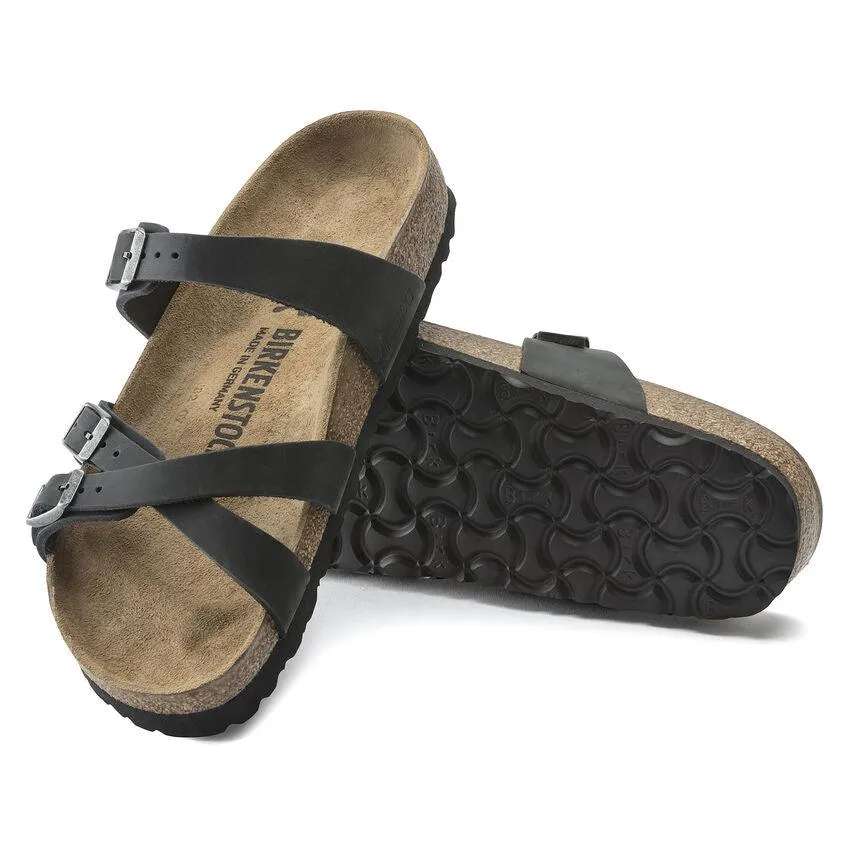 Birkenstock Franca Black Oil