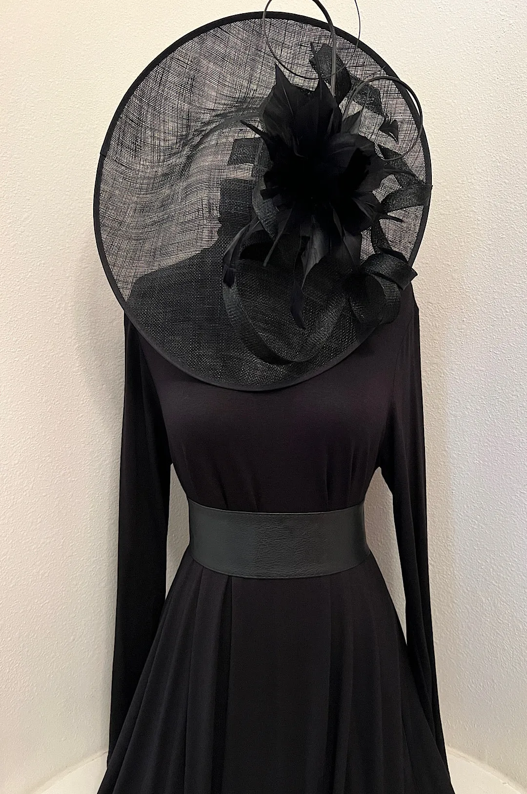 Elegant Black Fascinator