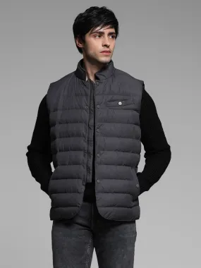 Black Puffer Outerwear Jacket