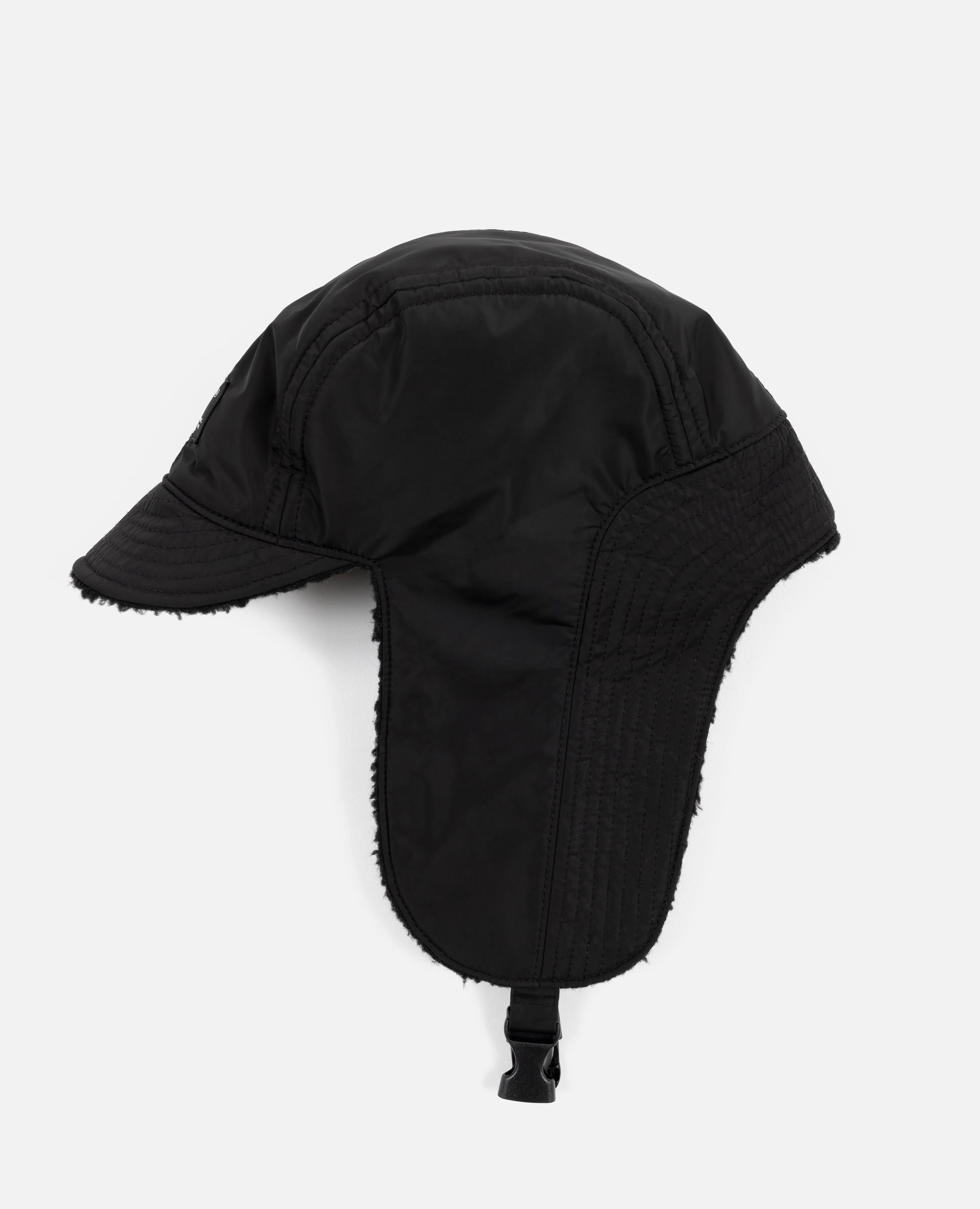 Reversible Flap Cap - Patta (Black/Black)