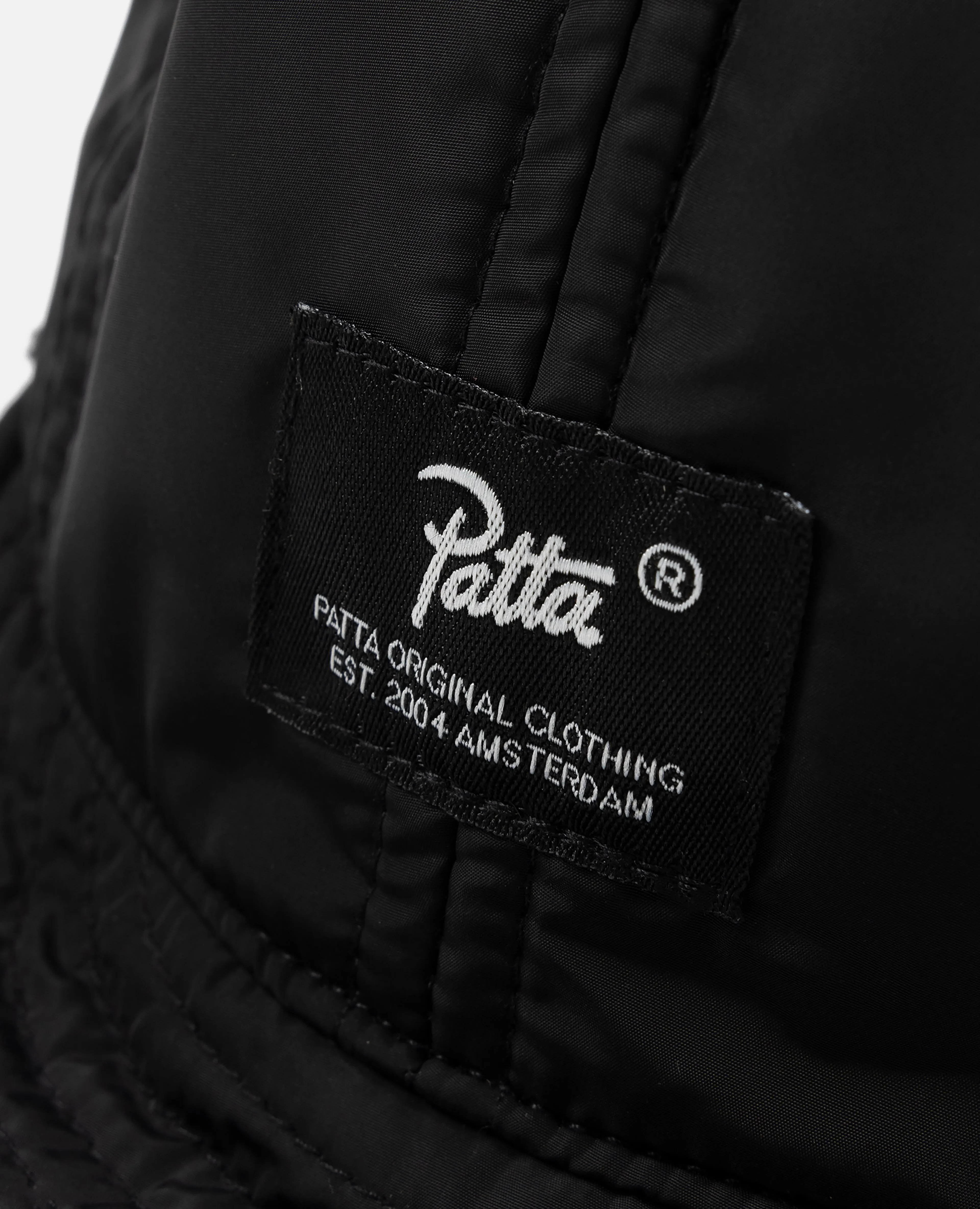 Reversible Flap Cap - Patta (Black/Black)