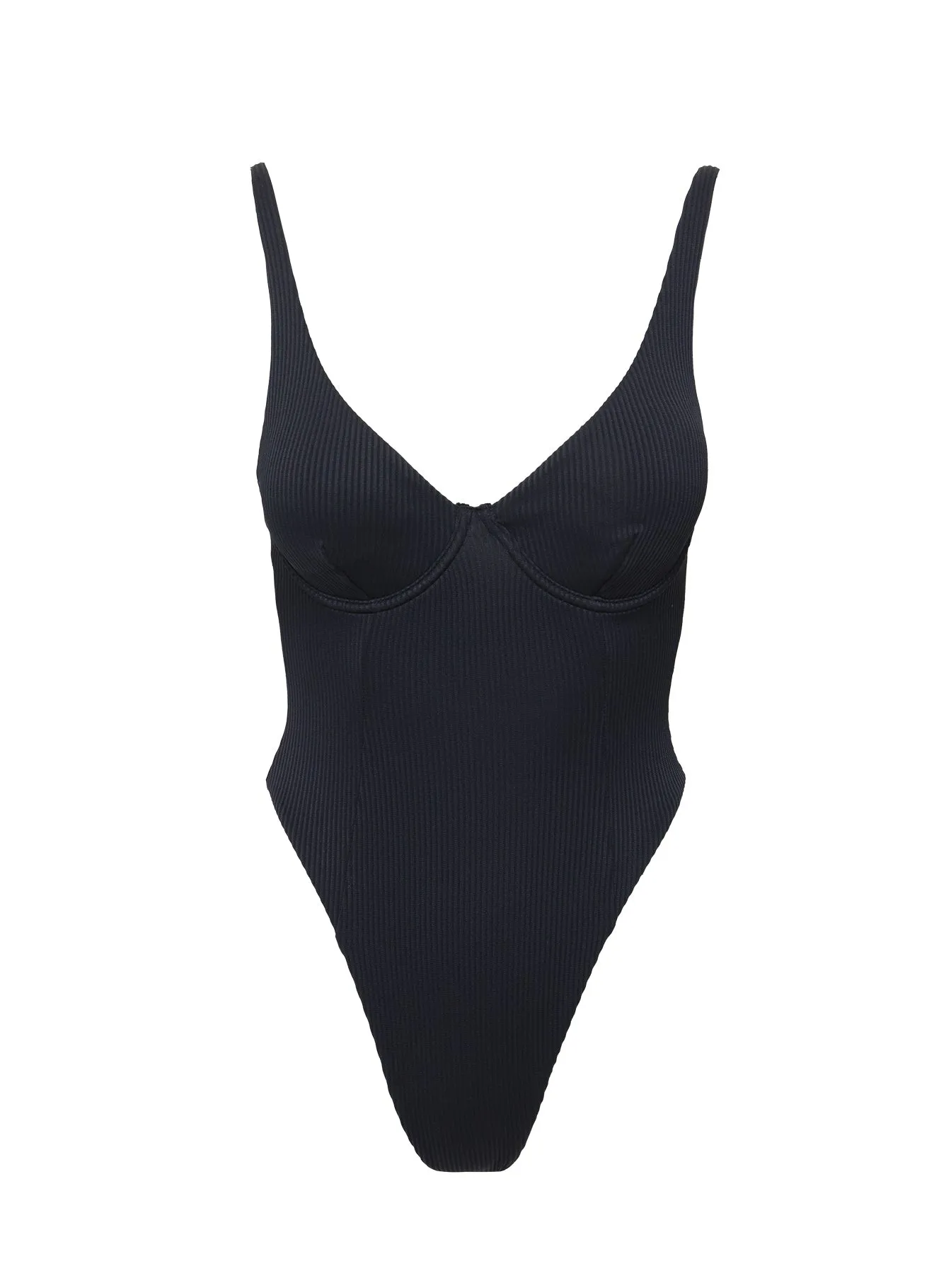 January Underwire One Piece Black