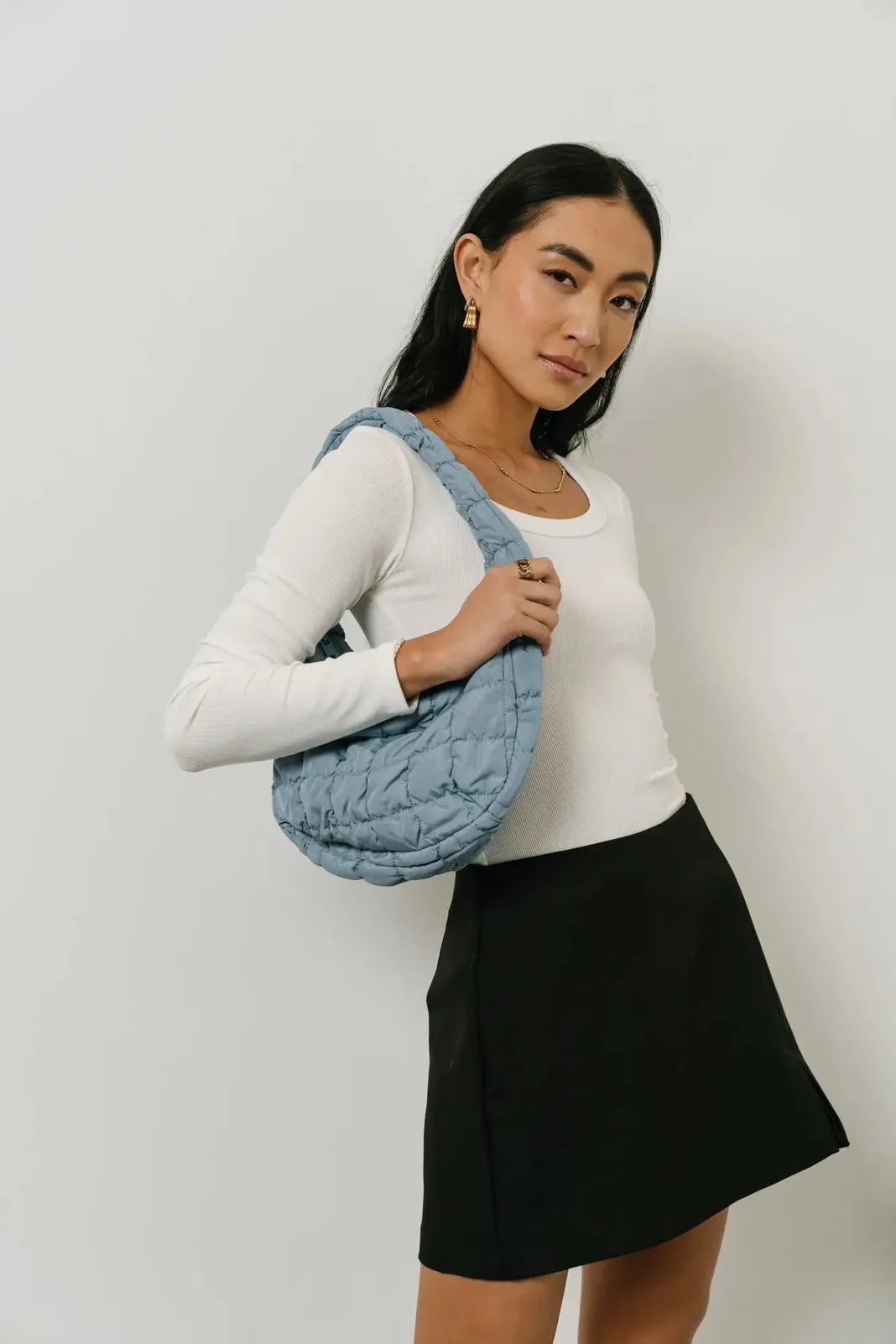 Blue Quilted Bag Julia