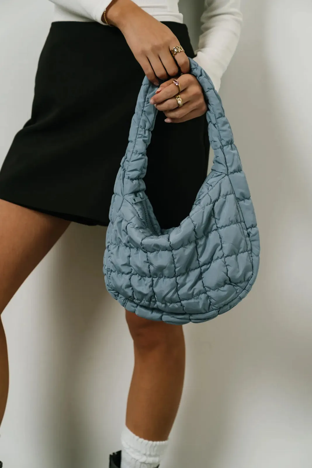 Blue Quilted Bag Julia