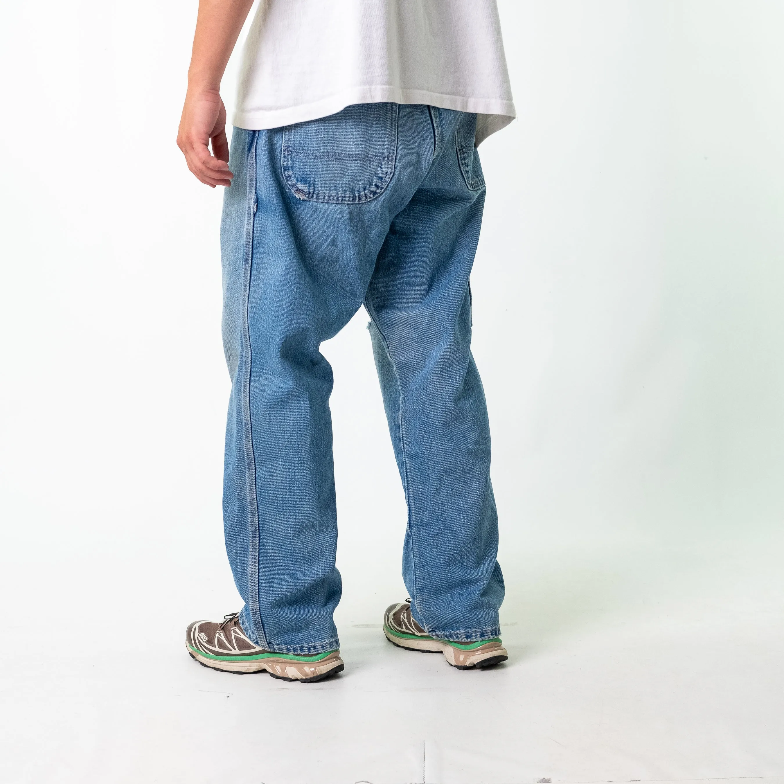 Blue y2ks Dickies Denim Carpenter Jeans Baggy Pants (38x30)