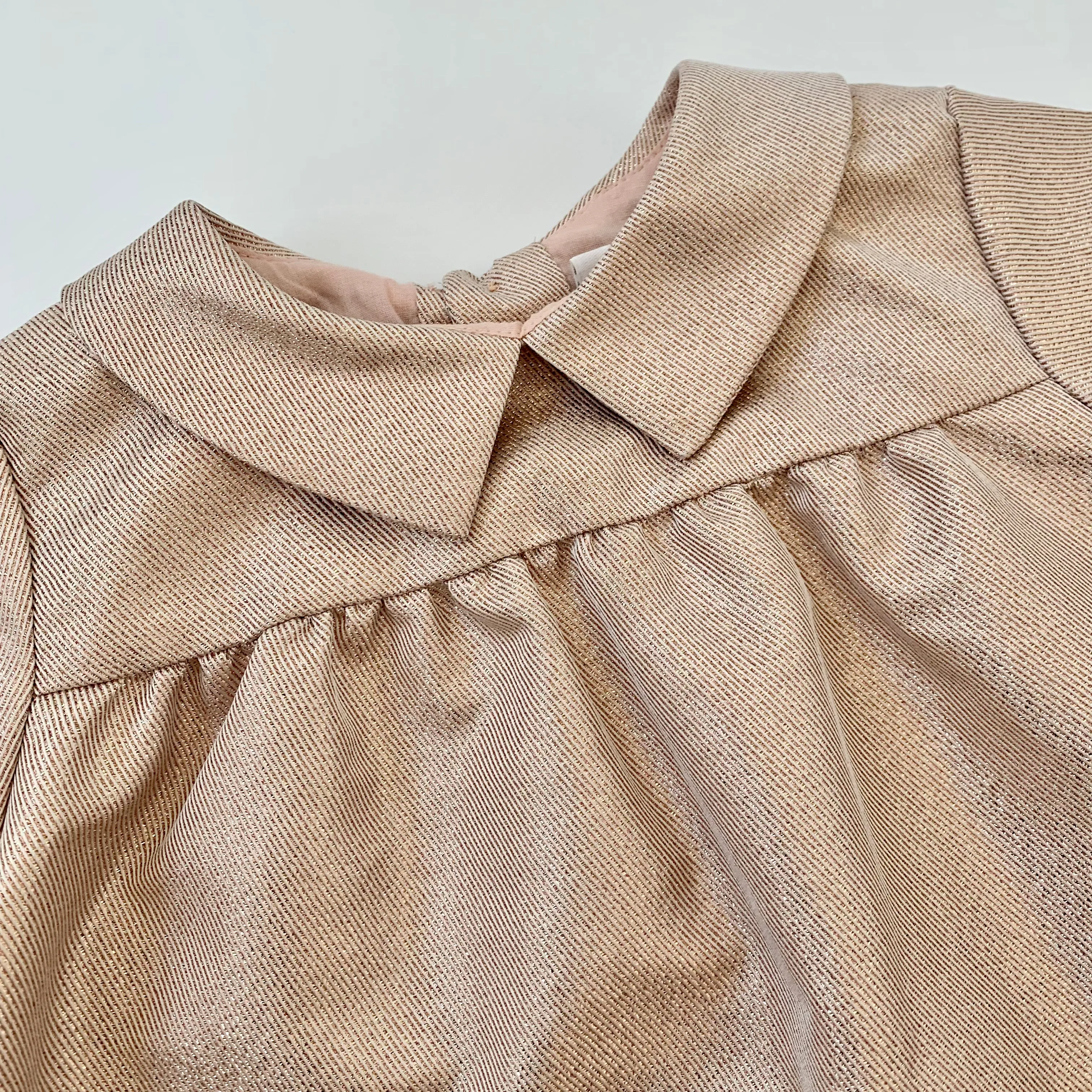 Rose Gold Dress for 3-Year-Olds by Bonpoint