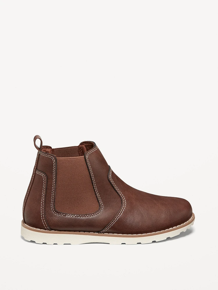 Boys' Faux-Leather Boots from Old Navy