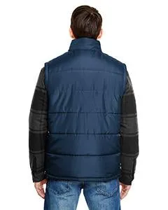 Navy Burnside Puffer Vest B8700 by Horton Group