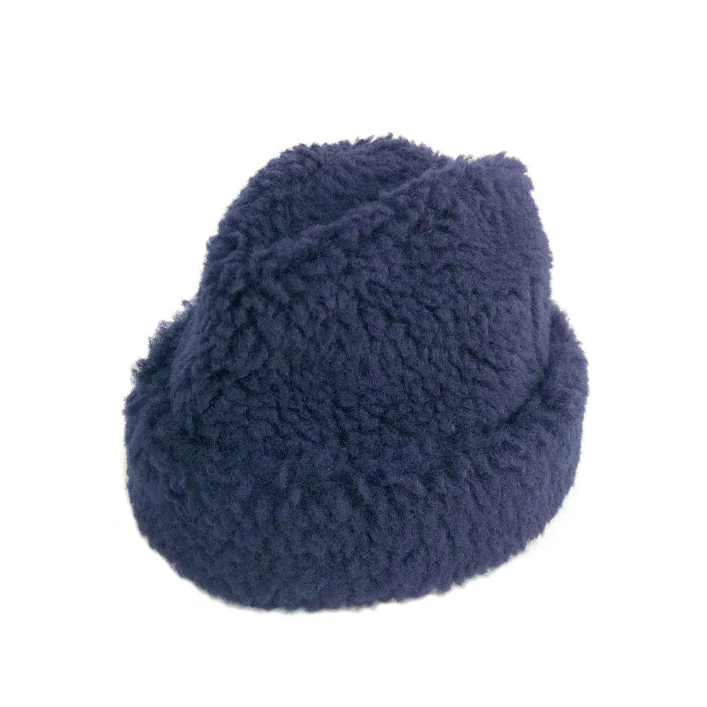 Cableami Sherpa Hat in Navy