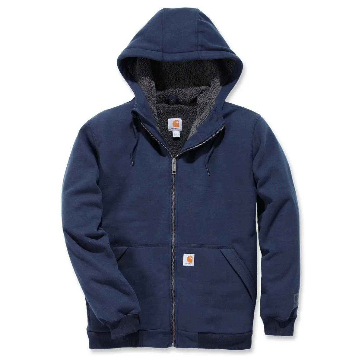 Sherpa-Lined Full-Zip Sweatshirt