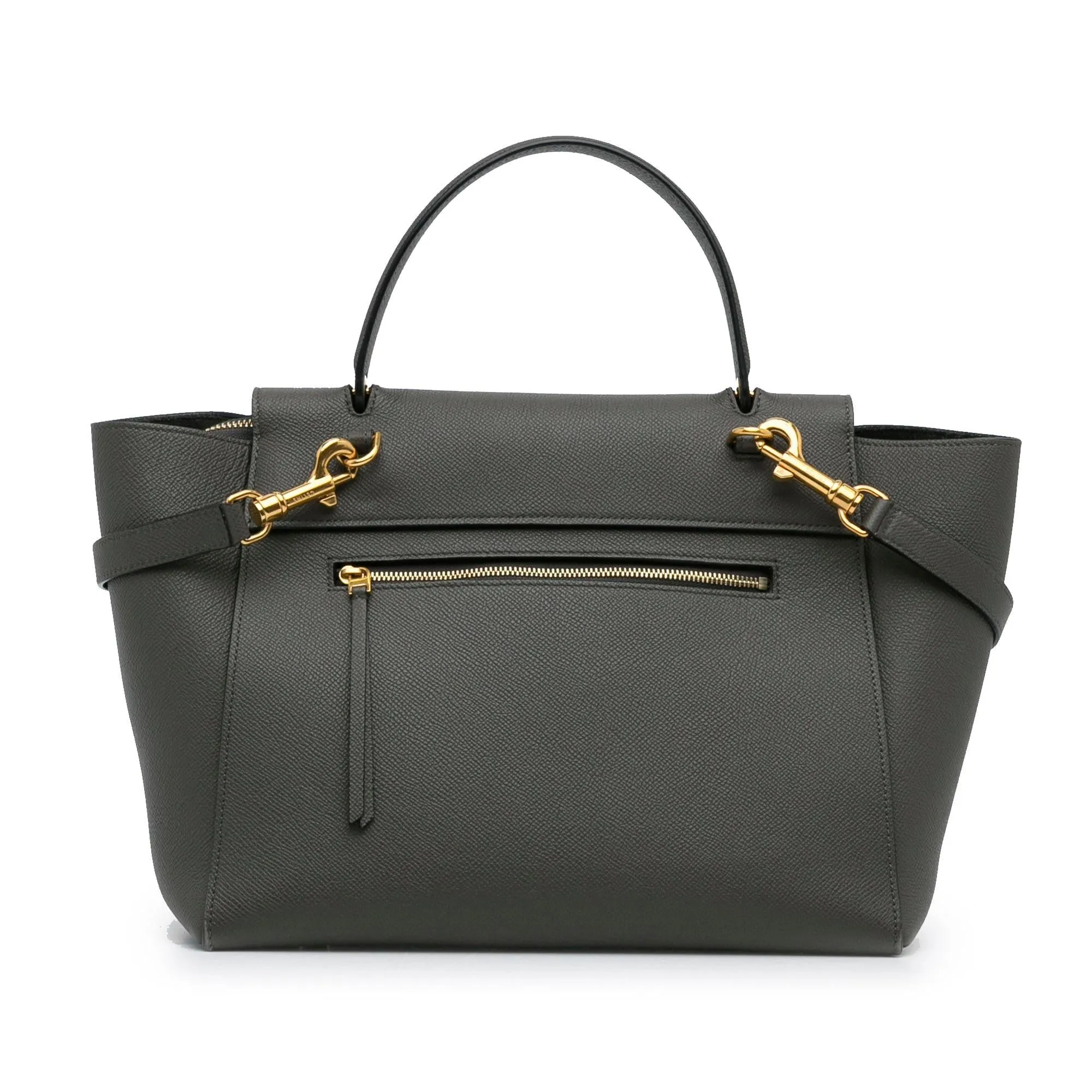 Compact Leather Satchel Bag