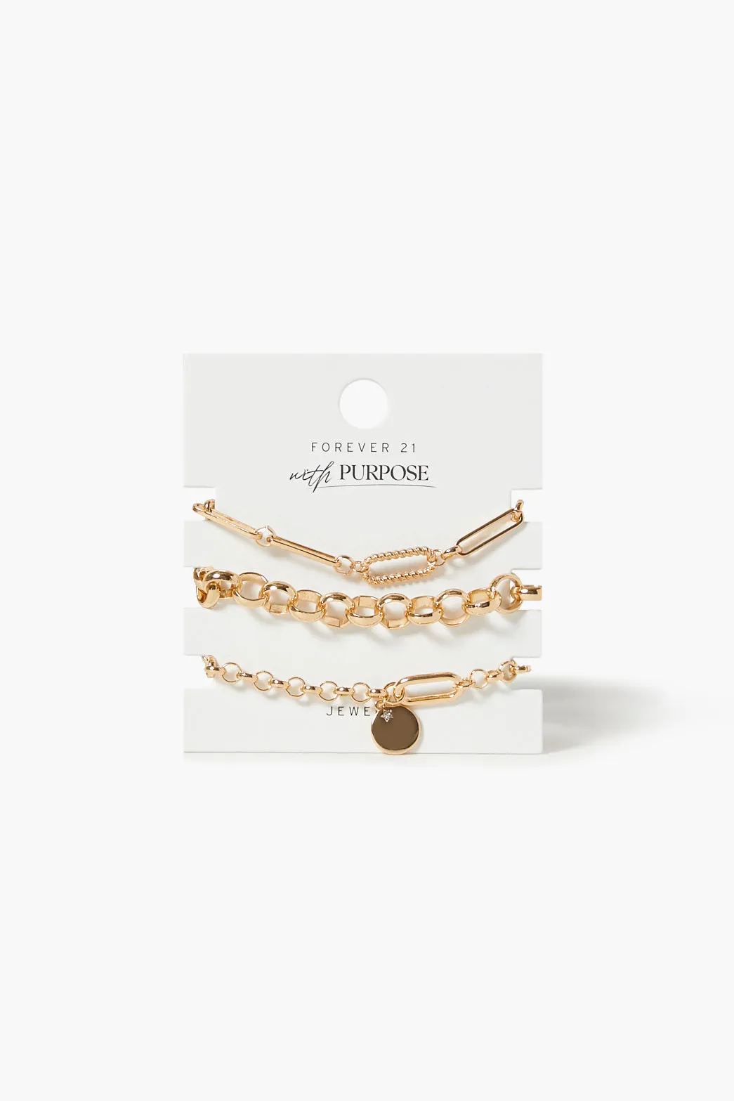 Cable Link Bracelet Set