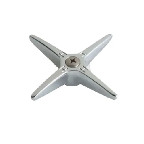 Chicago Faucets 634-HOTJKCP 3" Cross Tapered Square Handle