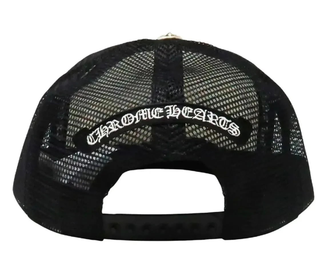 White/Black Trucker Hat by CHROME HEARTS KING TACO