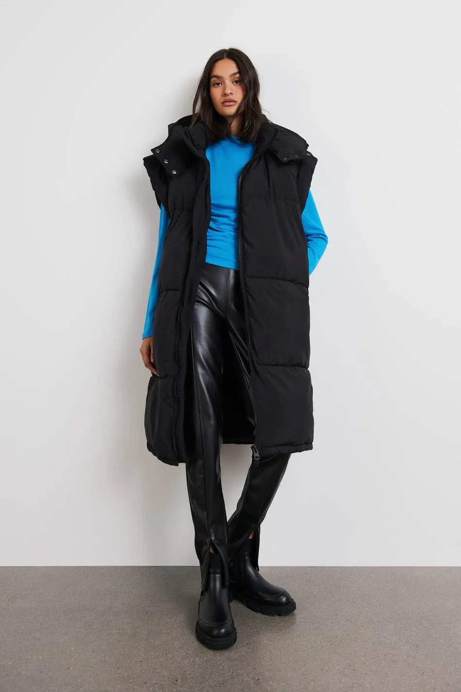 Cilla Long Puffer Vest