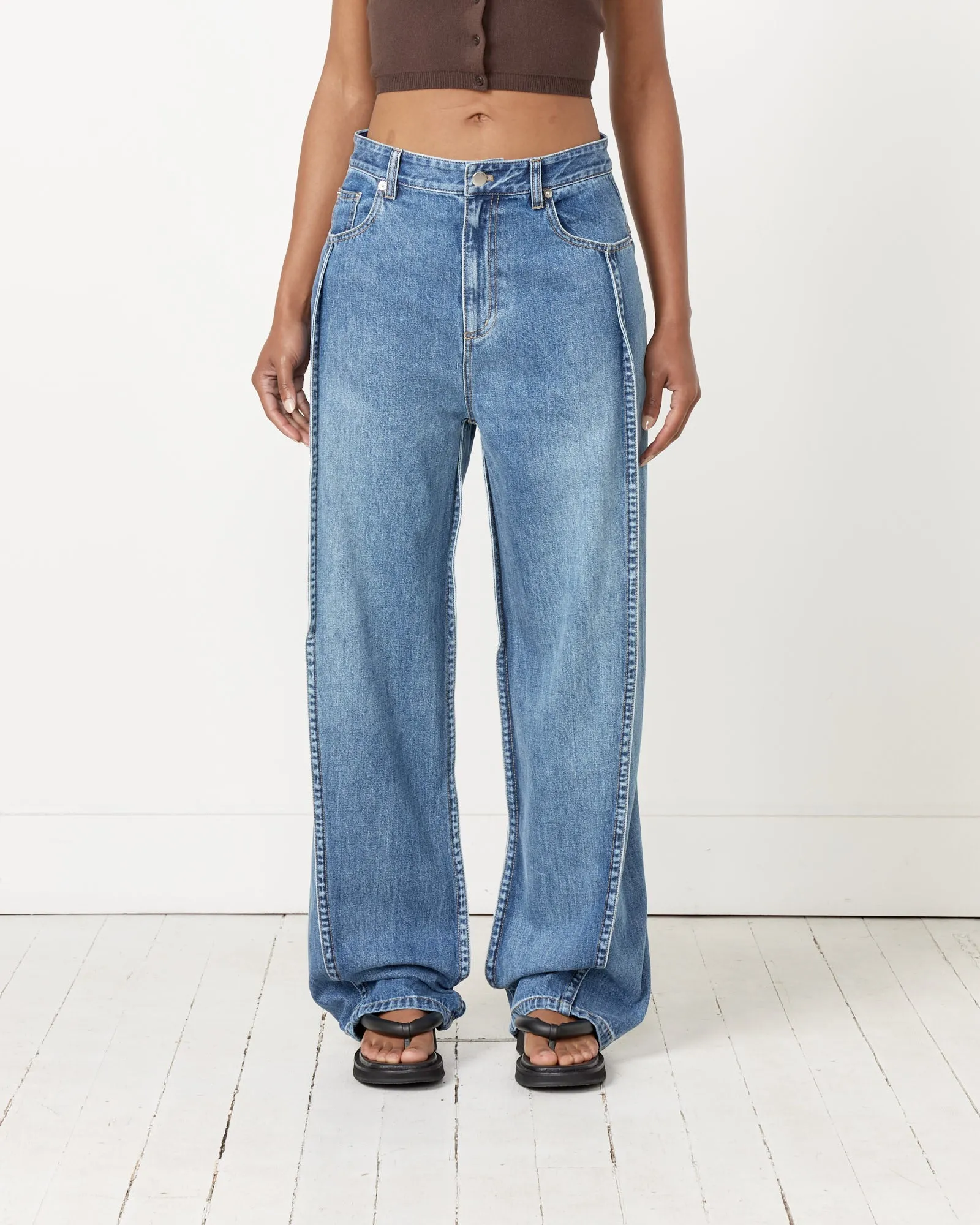 Classic Blue Spring Denim Truck Jean