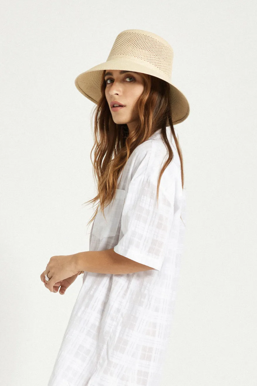 Catalina Sand Lopez Panama Straw Bucket Hat