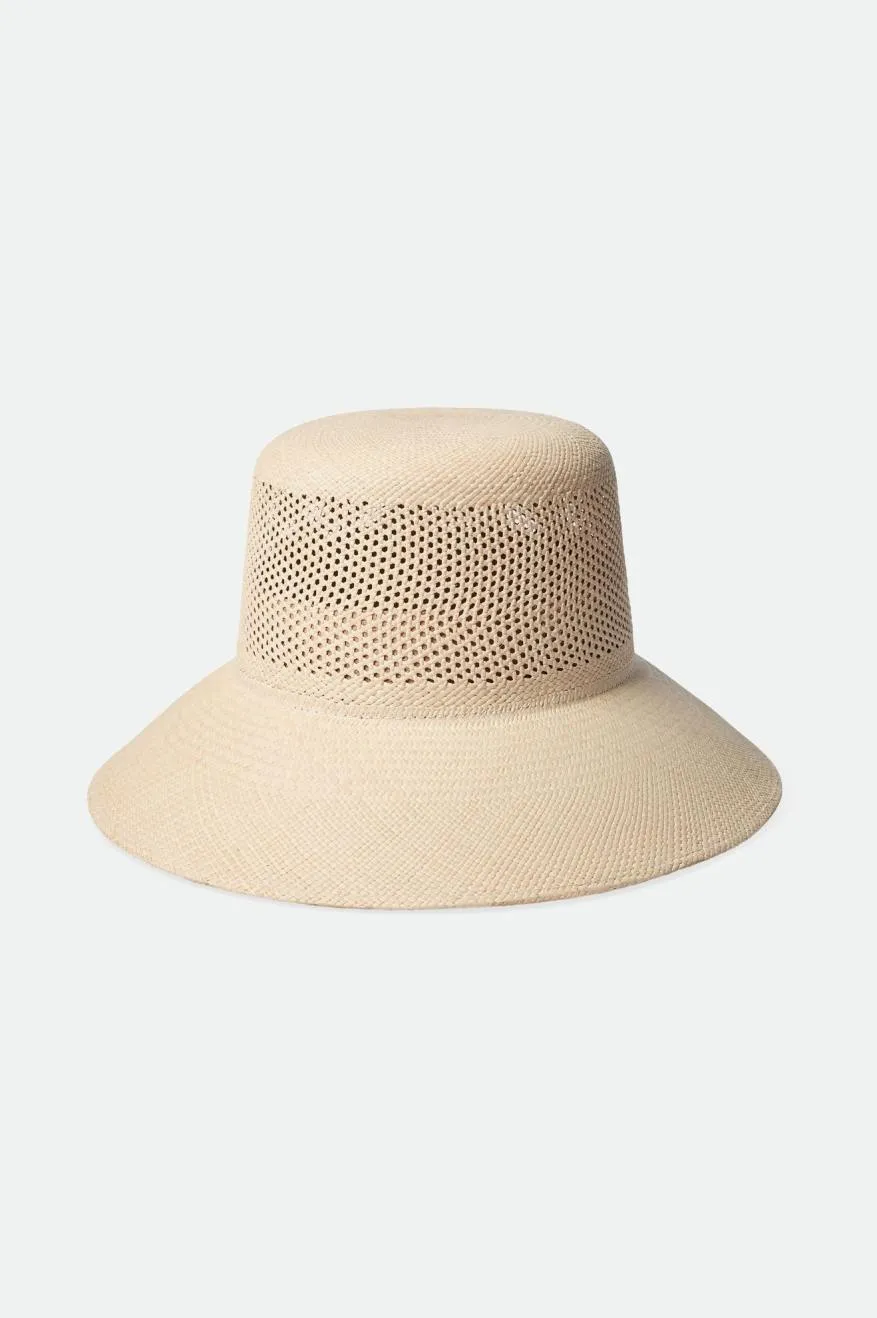 Catalina Sand Lopez Panama Straw Bucket Hat