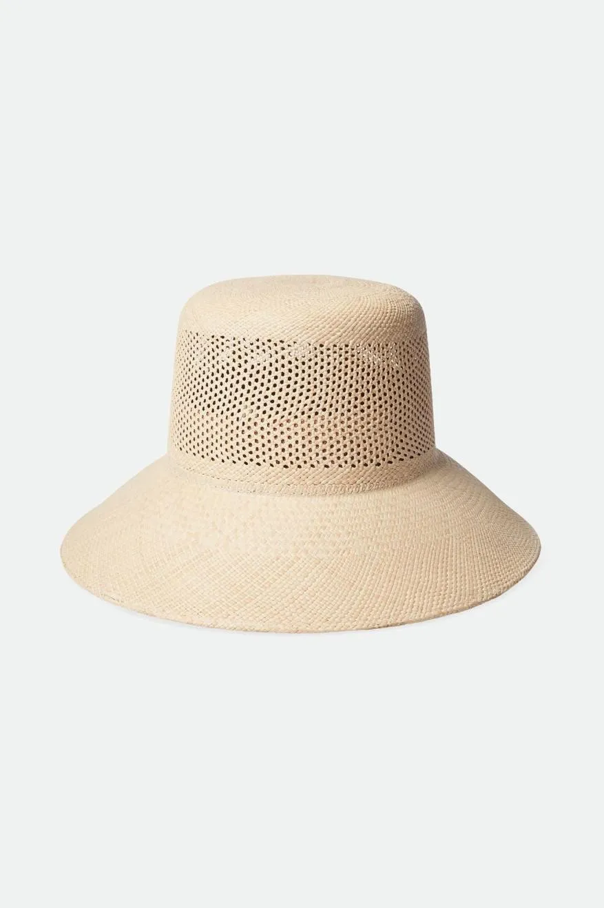 Catalina Sand Lopez Panama Straw Bucket Hat