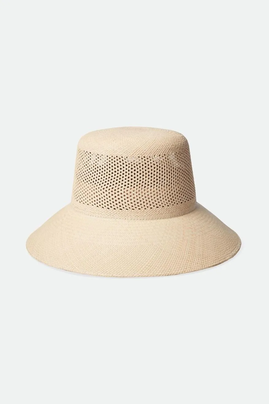 Catalina Sand Lopez Panama Straw Bucket Hat