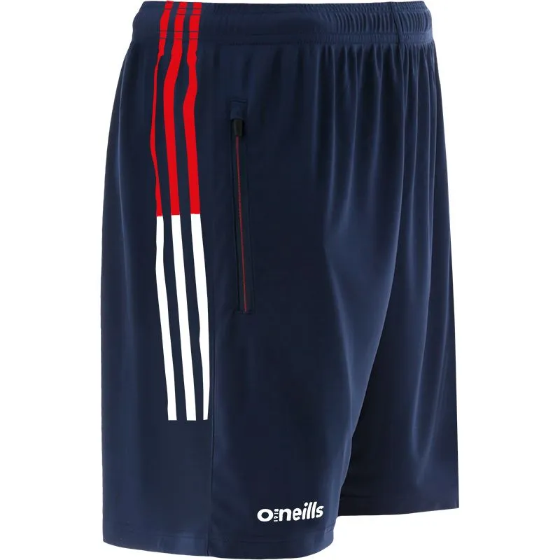 Cork GAA Kids' Peak Training Shorts Marine / Red / White