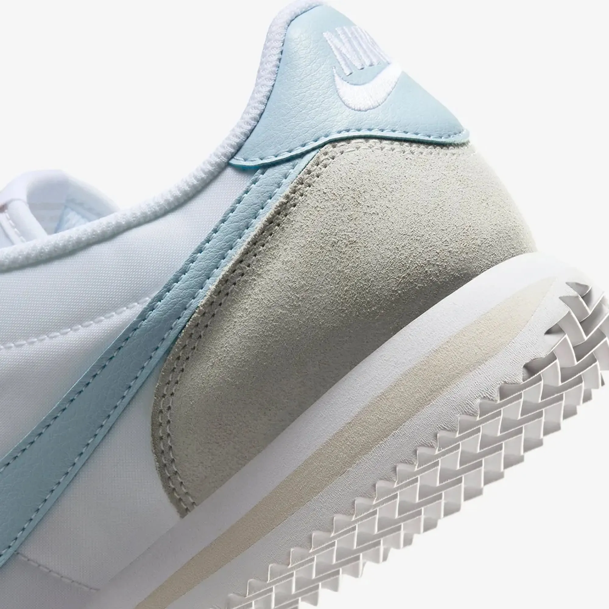 Cortez 'White/Light Armory Blue and Light OREWOOD BRN' Sneakers for Women