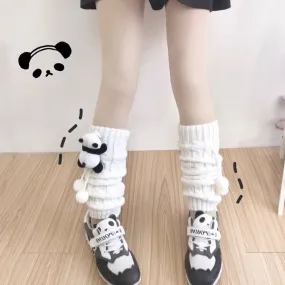 Cute Panda JK Knit Socks