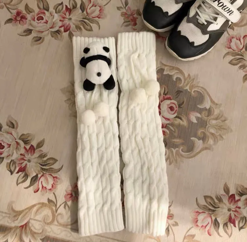 Cute Panda JK Knit Socks