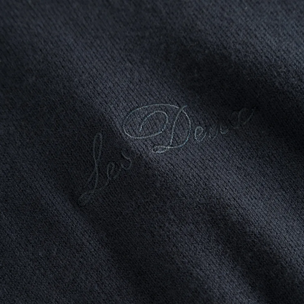 Dark Navy Frankie Cashton Knit Polo