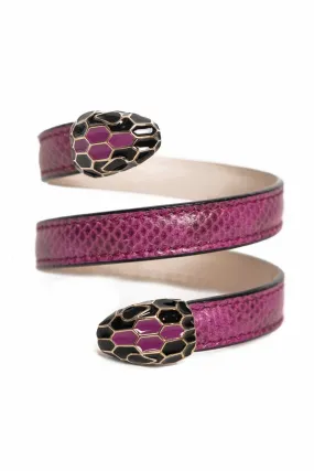 Serpenti Forever Leather Bracelet