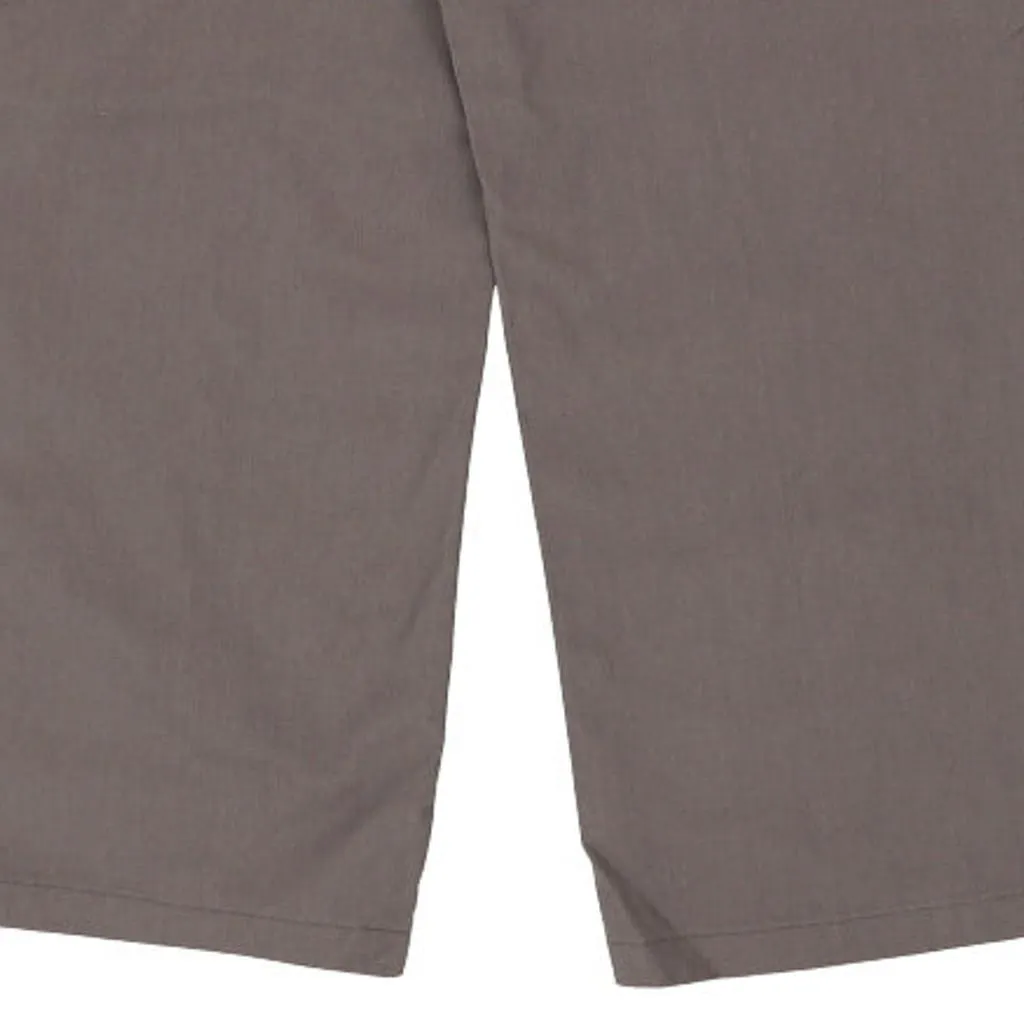 Dickies Cargo Trousers - 40W 30L Grey Cotton Blend