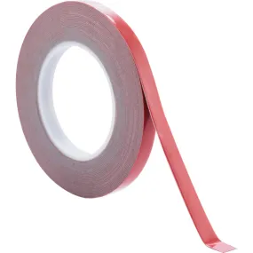 Double Sided Tape, Foam, Clear, 12mm x 33m
