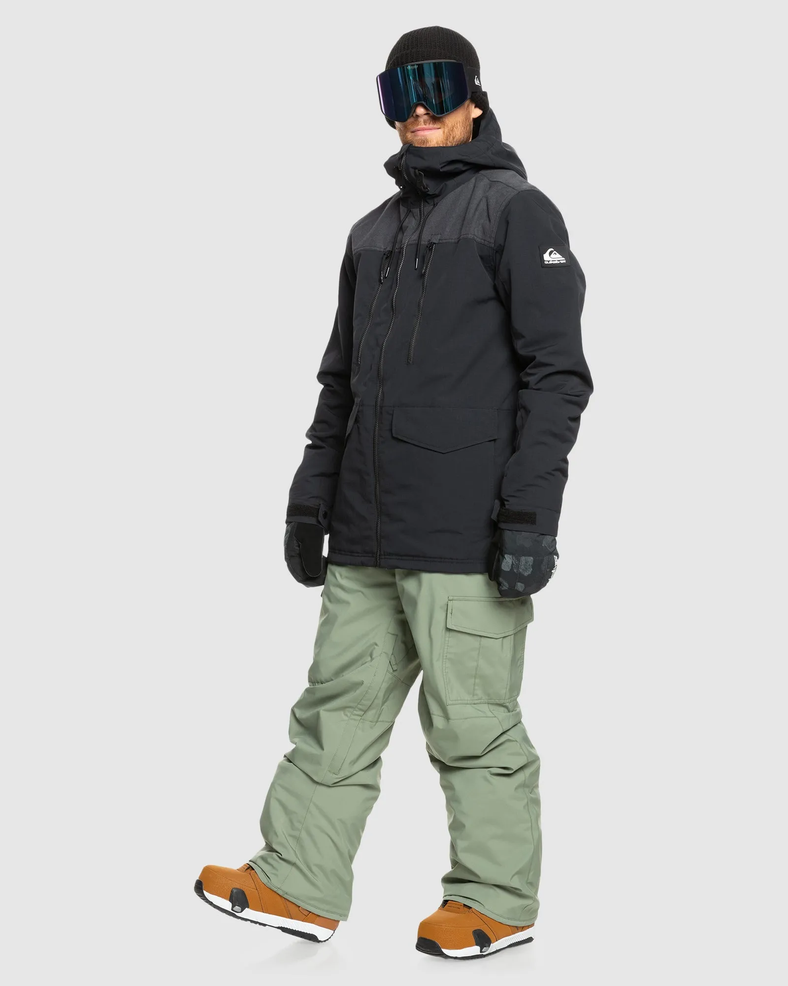 Durable men's snow pants