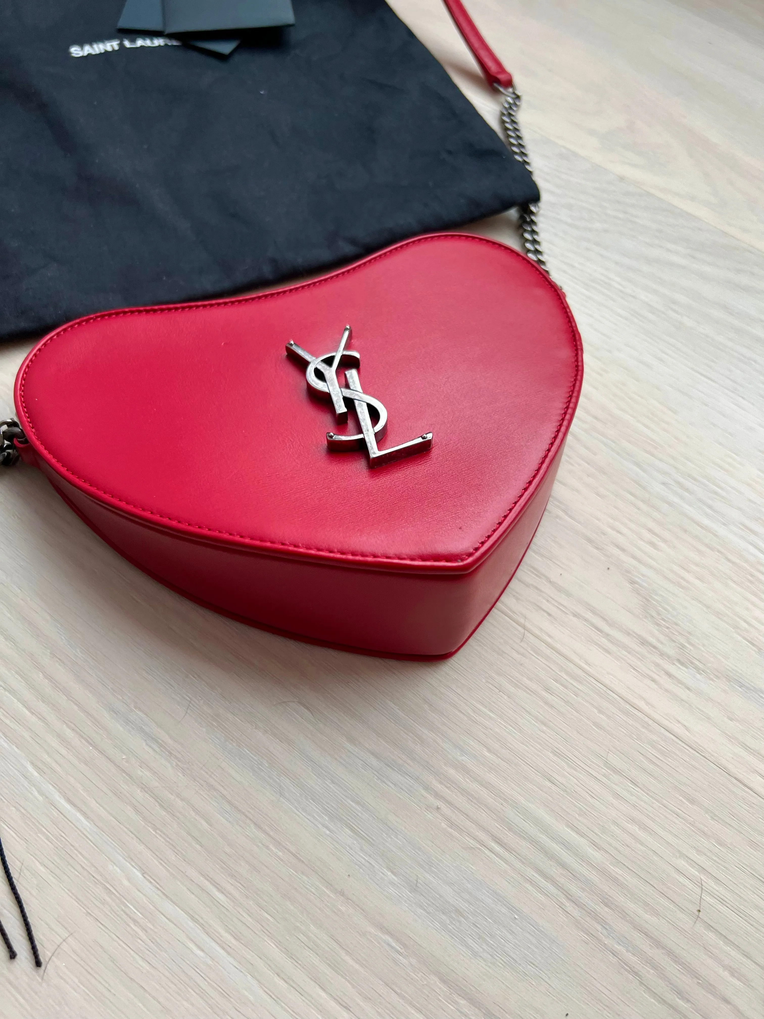 Heart Tassel Bag by Saint Laurent