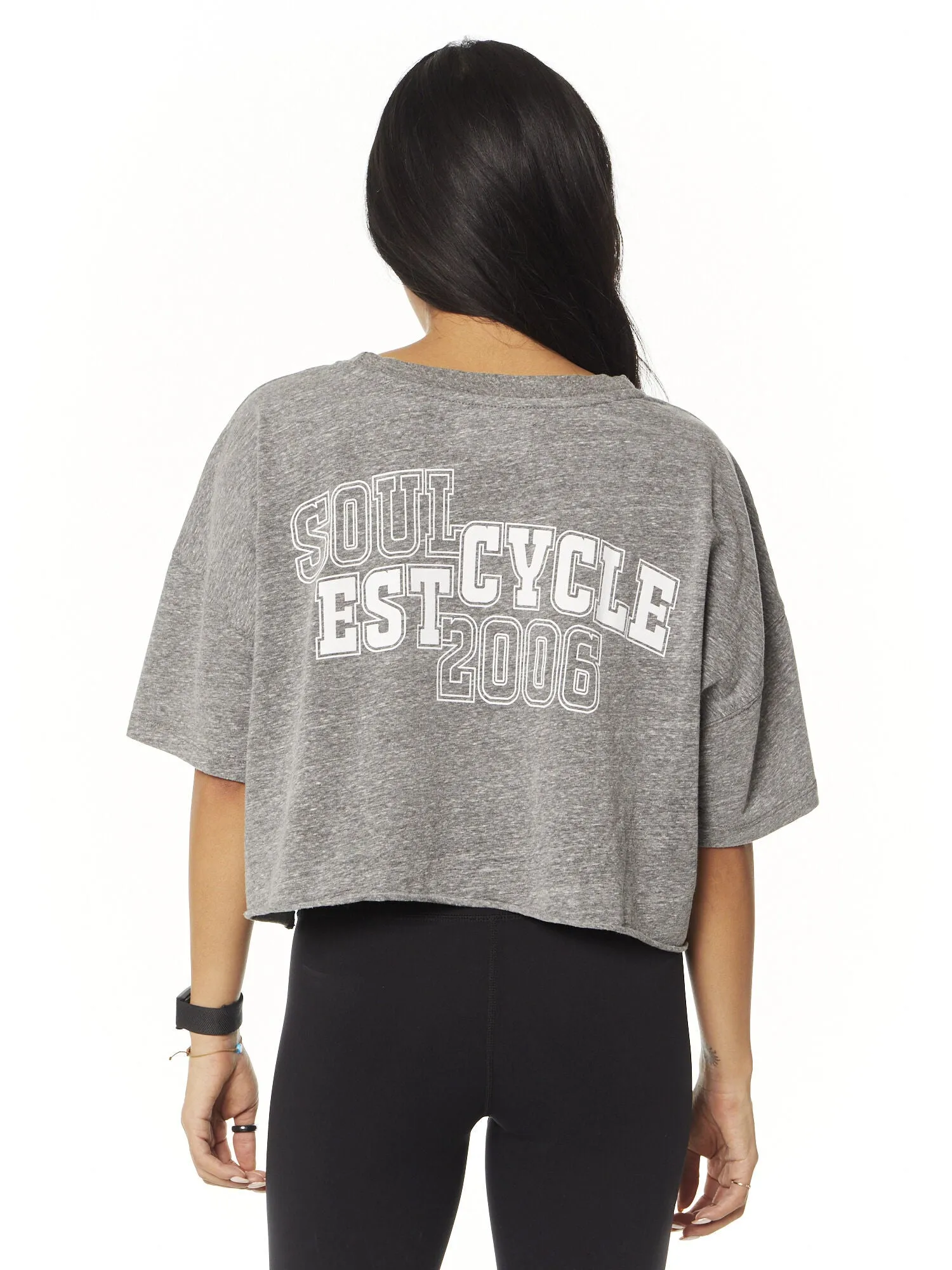 Emily Boyfriend Tee | Heather Grey
