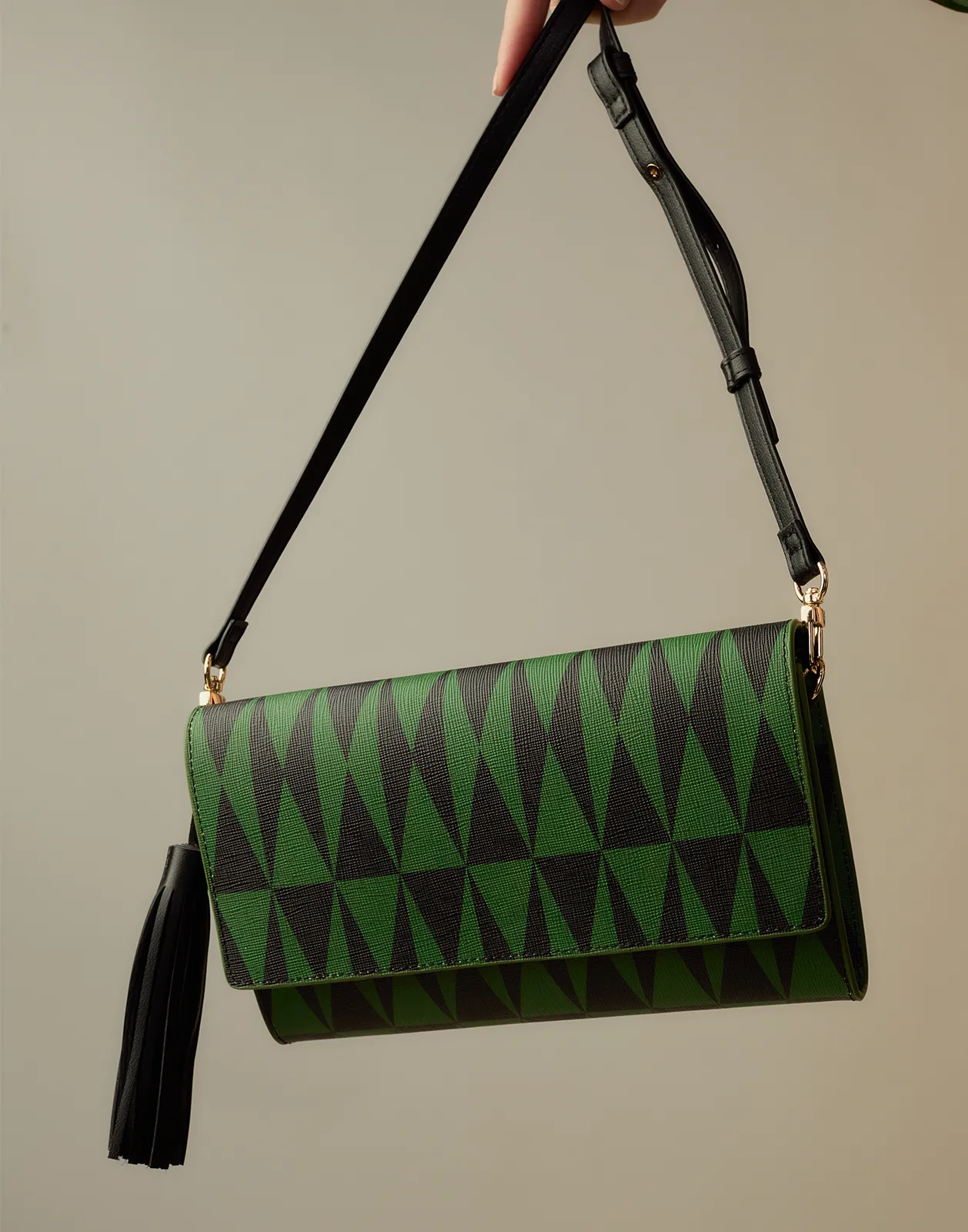 Evergreen Leather Crossbody Bag