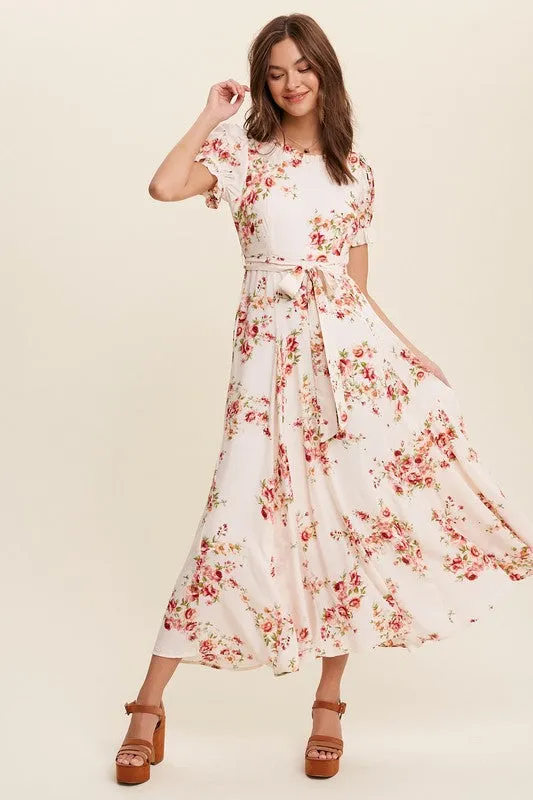 Floral Print Karson Maxi Dress