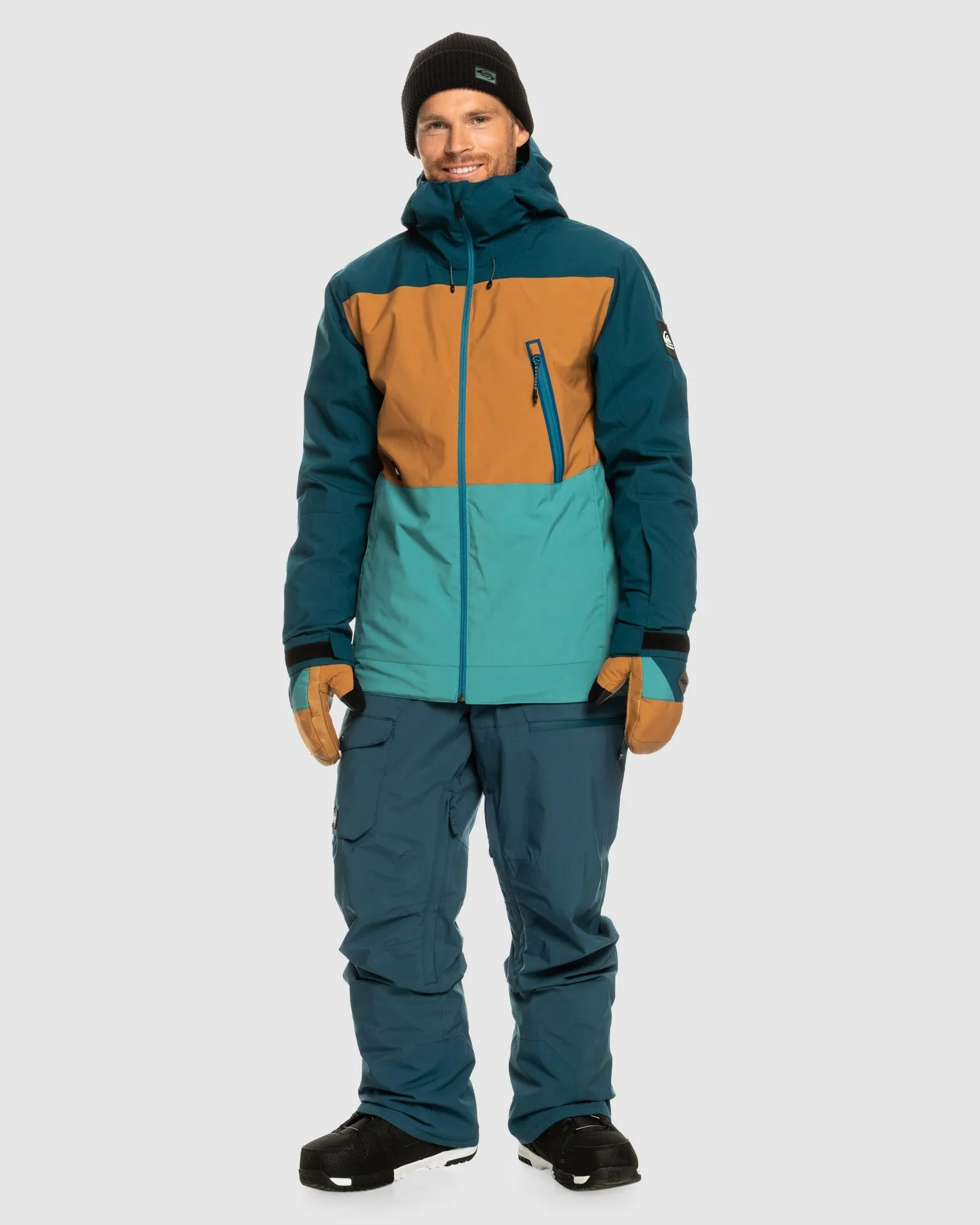 Functional men's shell snow pants