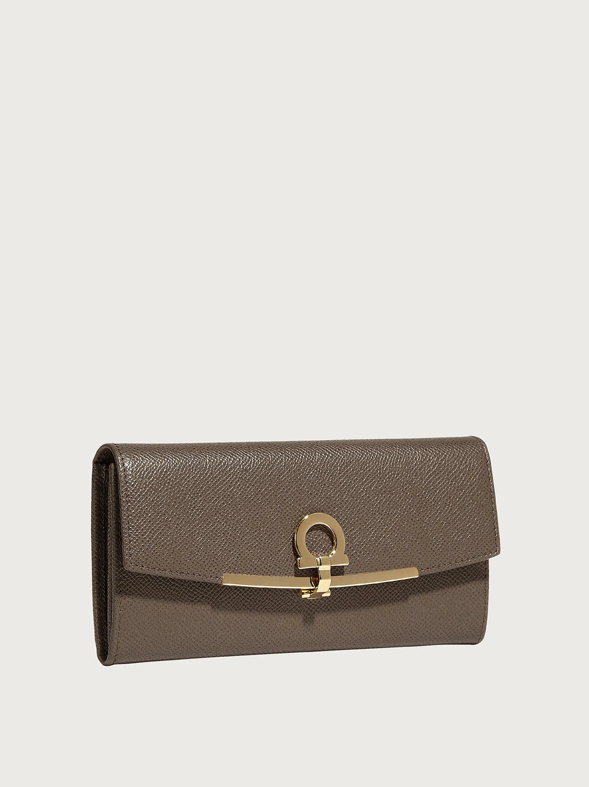 Gancini Continental Wallet in Cumin