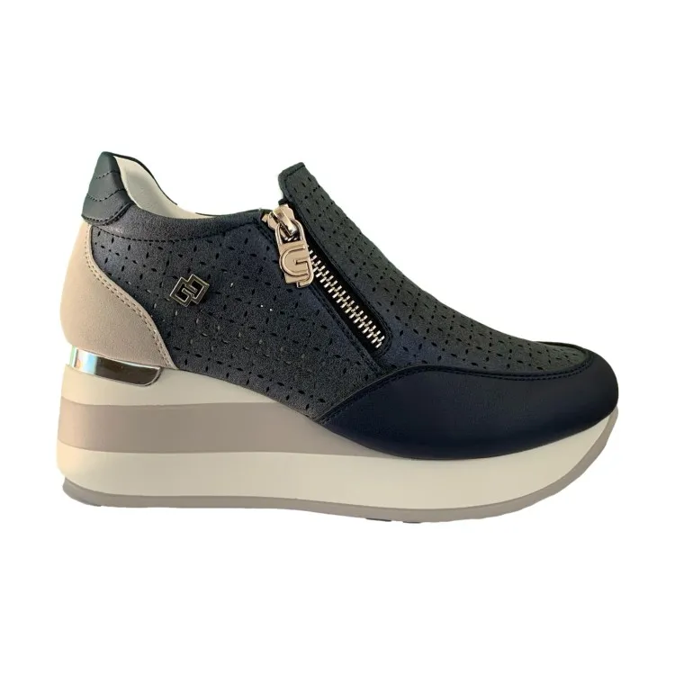 Gold & Gold GB826 Blue Women's Sneakers