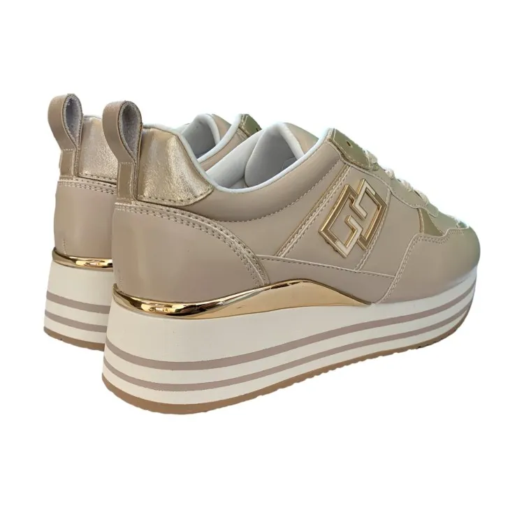 Beige Women's Sneakers by Gold & Gold