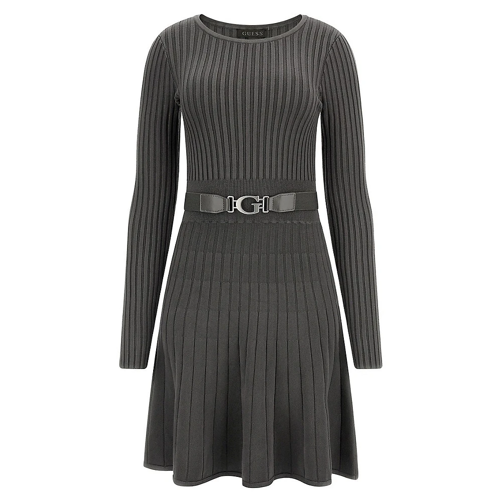 GUESS Paige Rib-Knit Sweater Dress